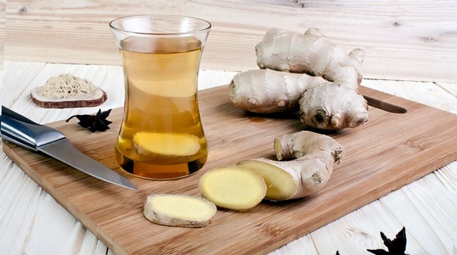 Tincture with ginger for heart diseases